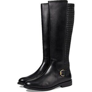 🆕 COLE HAAN Clover Stretch Tall Knee High Boot 8 Black